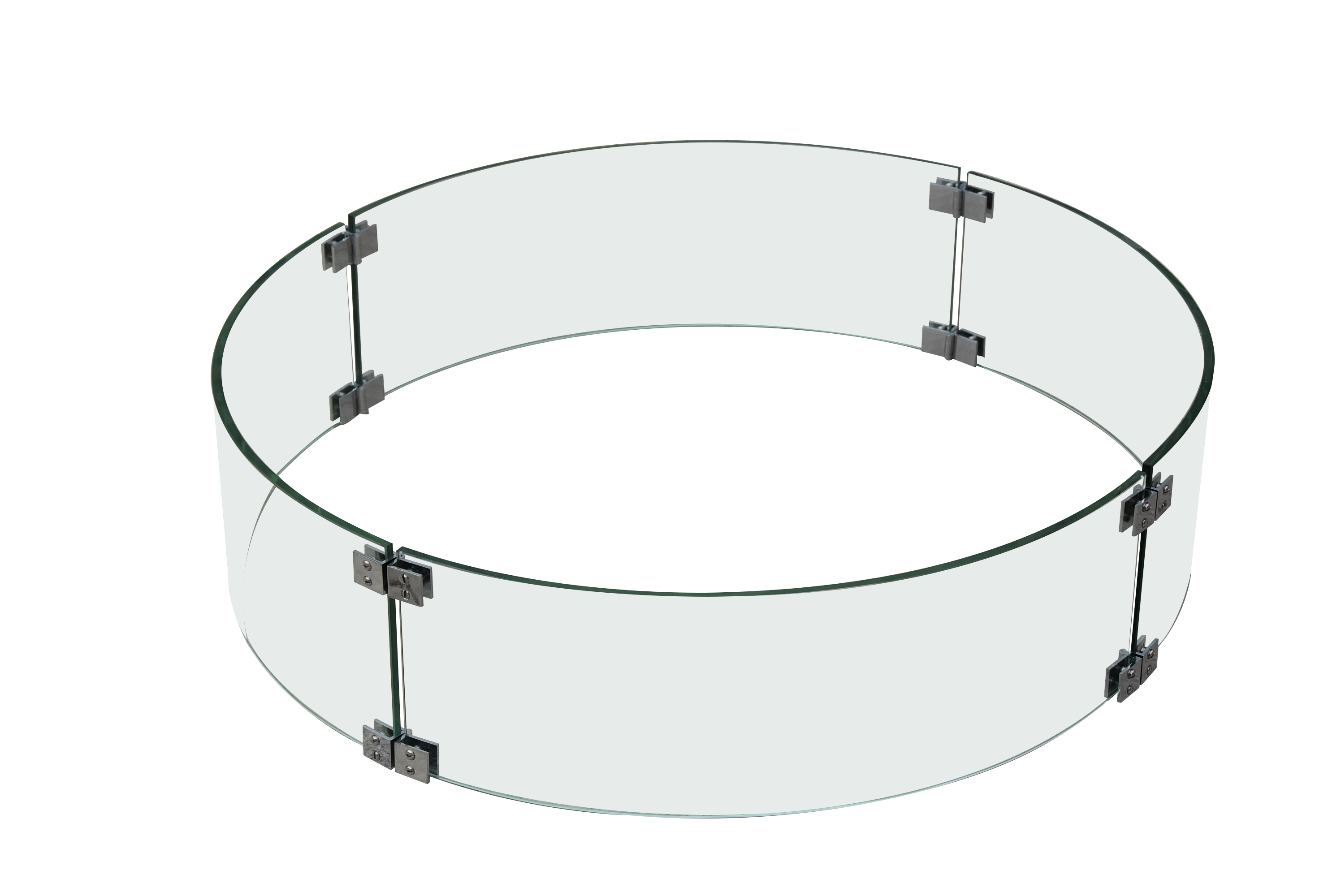 Round glass wind guard
