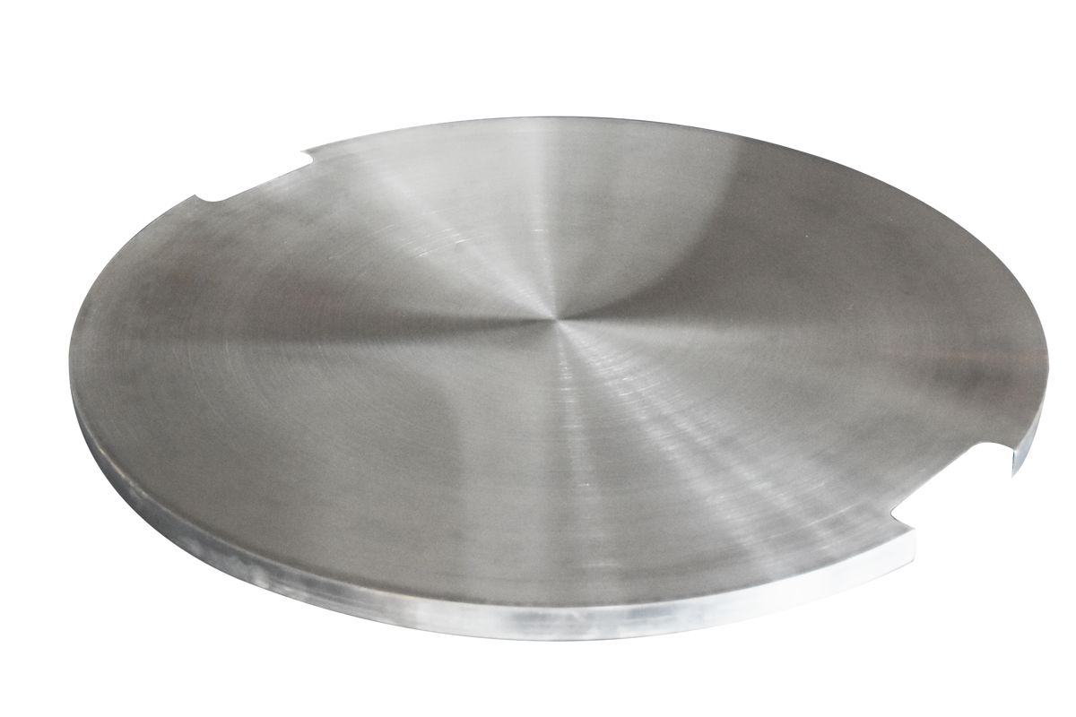 Round fire pit lid