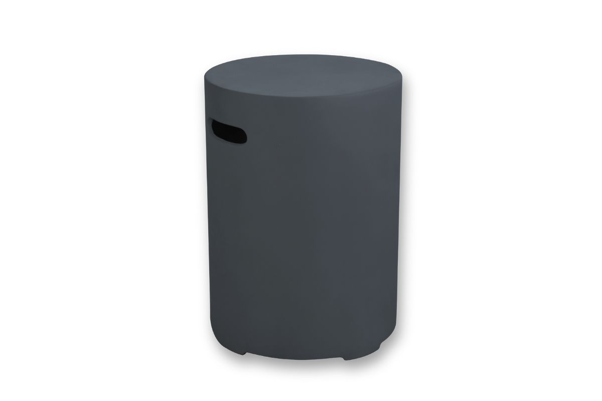 Round dark grey bottle cover XL — up to 11 kg