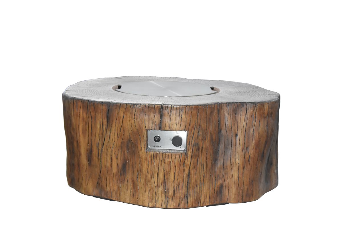 Round stainless steel fire pit lid, Ø 51.5 cm