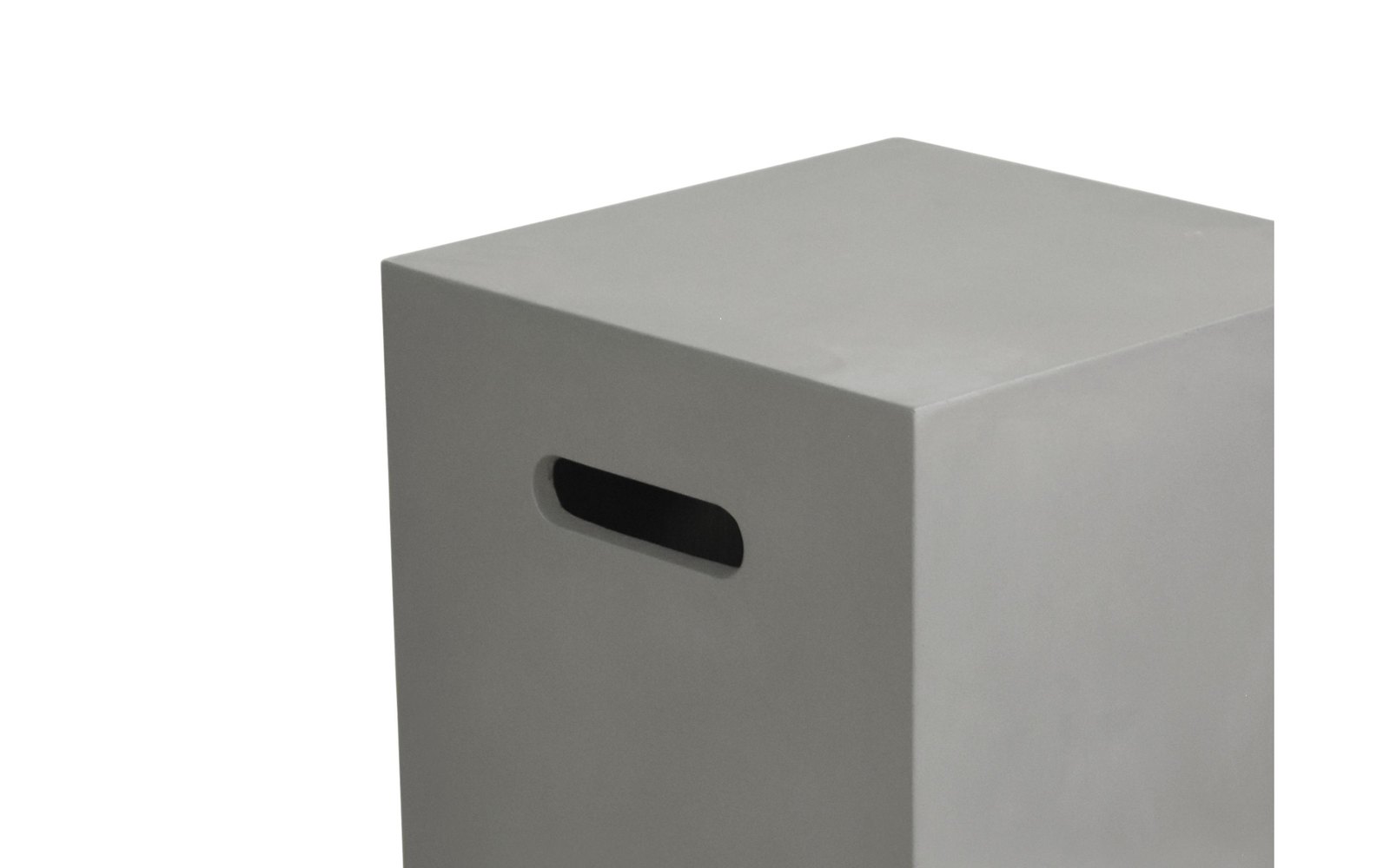 Square LG bottle cover with a smooth finish