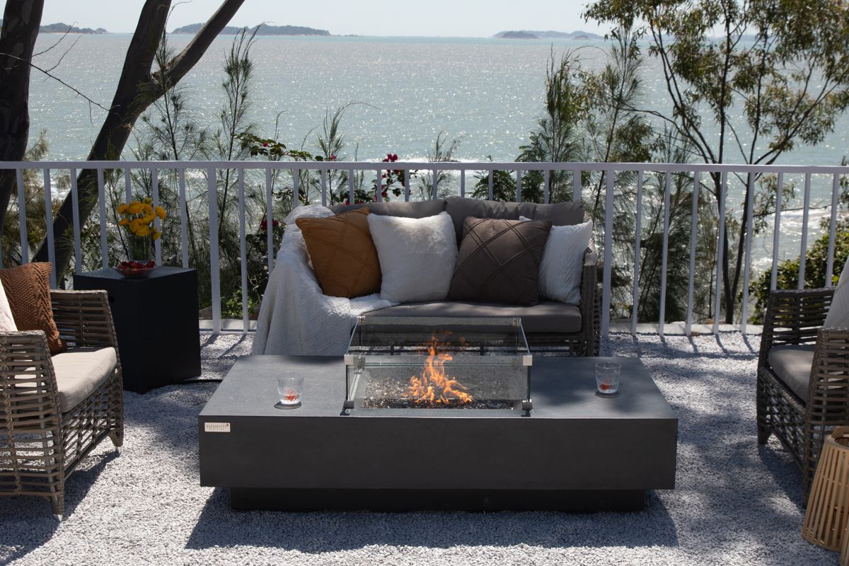 CANNES table on a terrace overlooking the sea