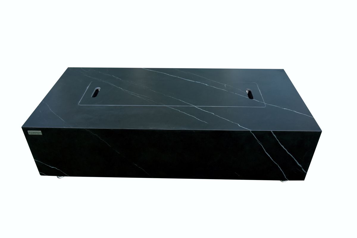 VARNA table with the fire pit lid on